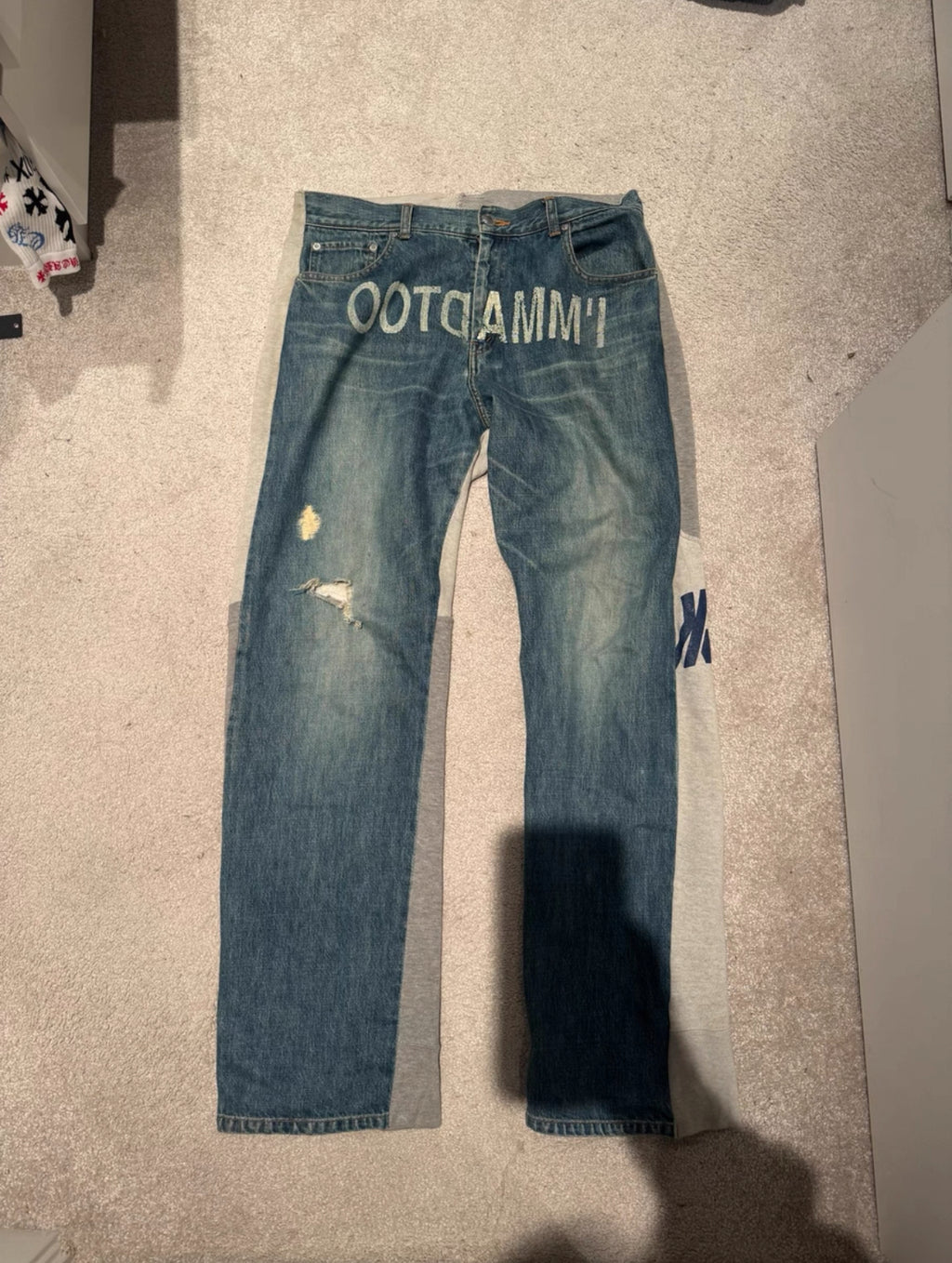 Undercover AW02 Hybrid IMMADTOO Patchwork Jeans – Rare