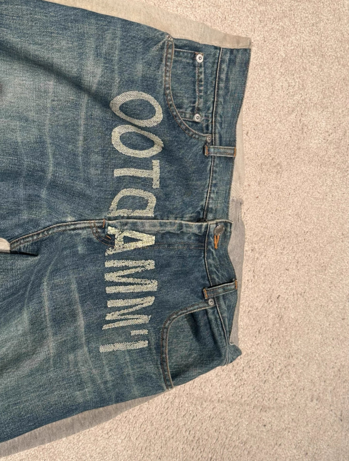 Undercover AW02 Hybrid IMMADTOO Patchwork Jeans – Rare