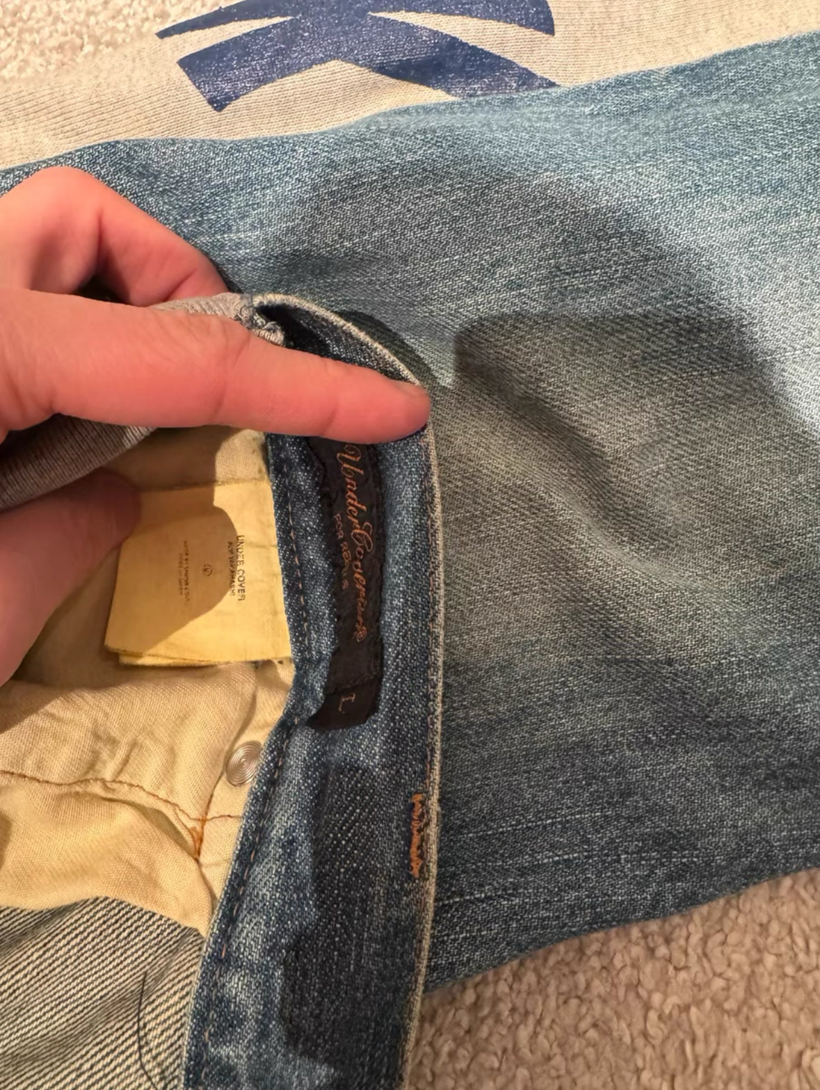 Undercover AW02 Hybrid IMMADTOO Patchwork Jeans – Rare