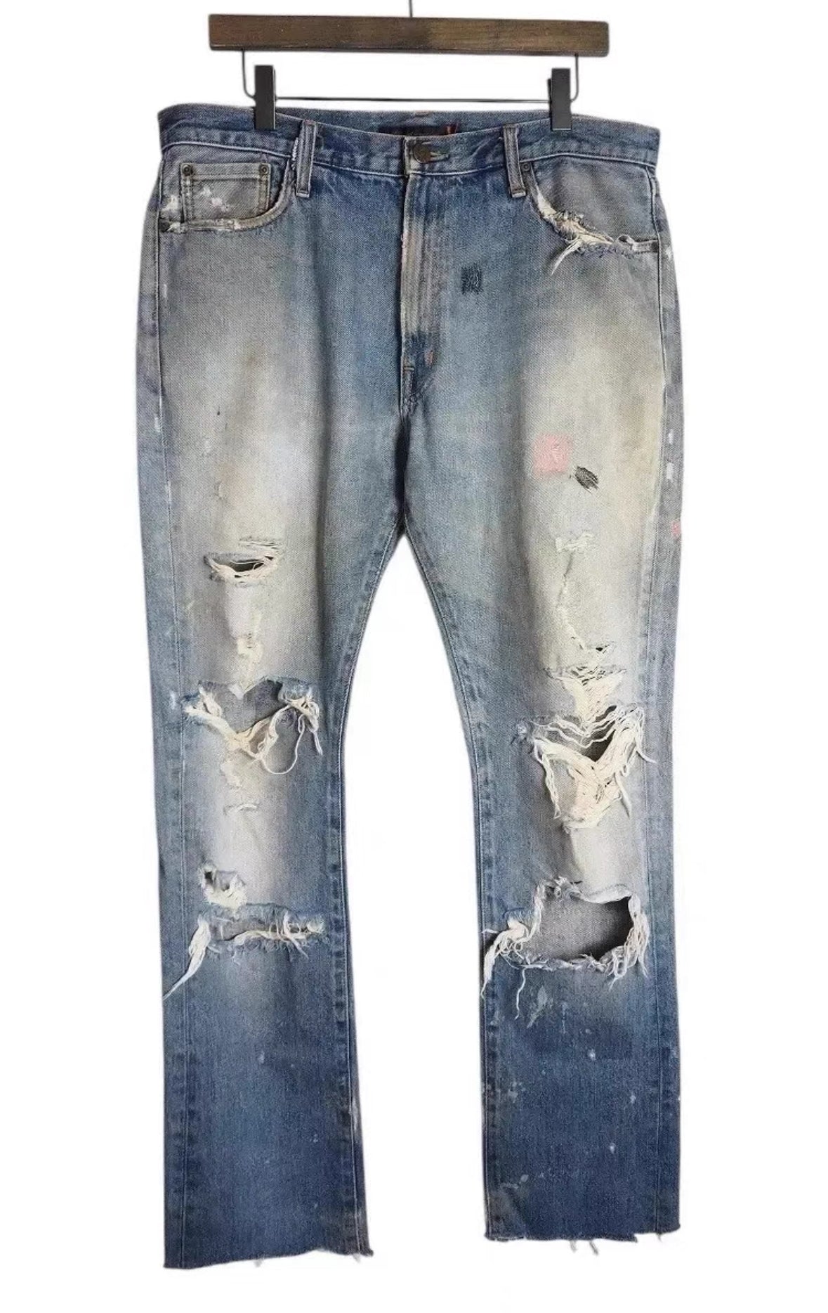 Undercover 05SS But Beautiful Patchwork Distressed Jeans – Rare