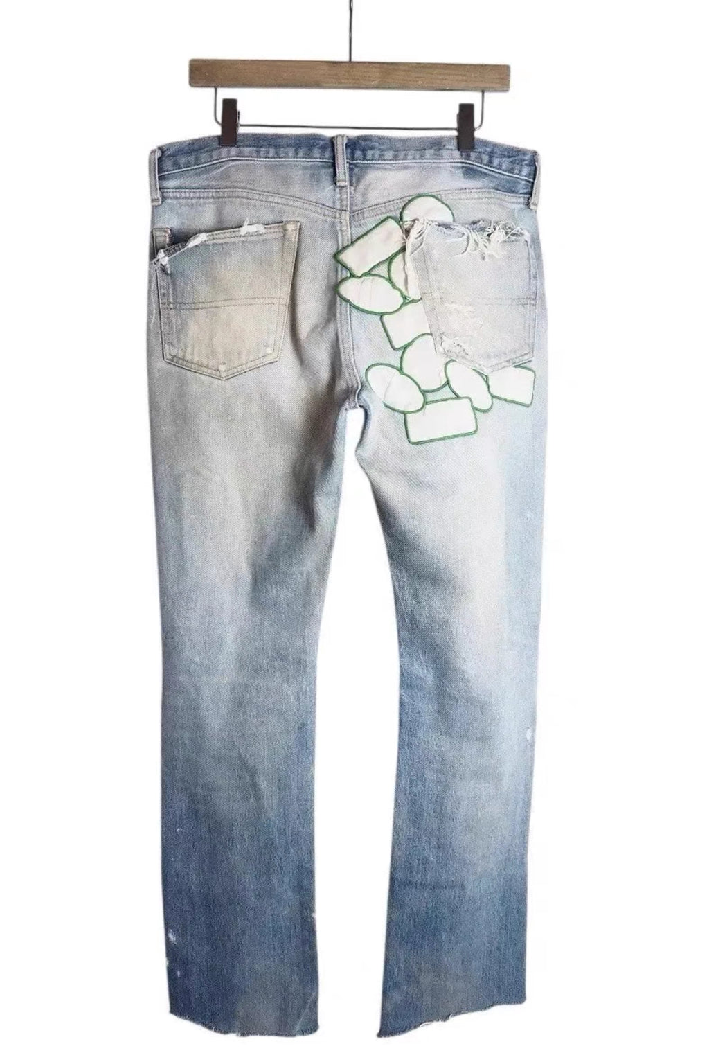 Undercover 05SS But Beautiful Patchwork Distressed Jeans – Rare