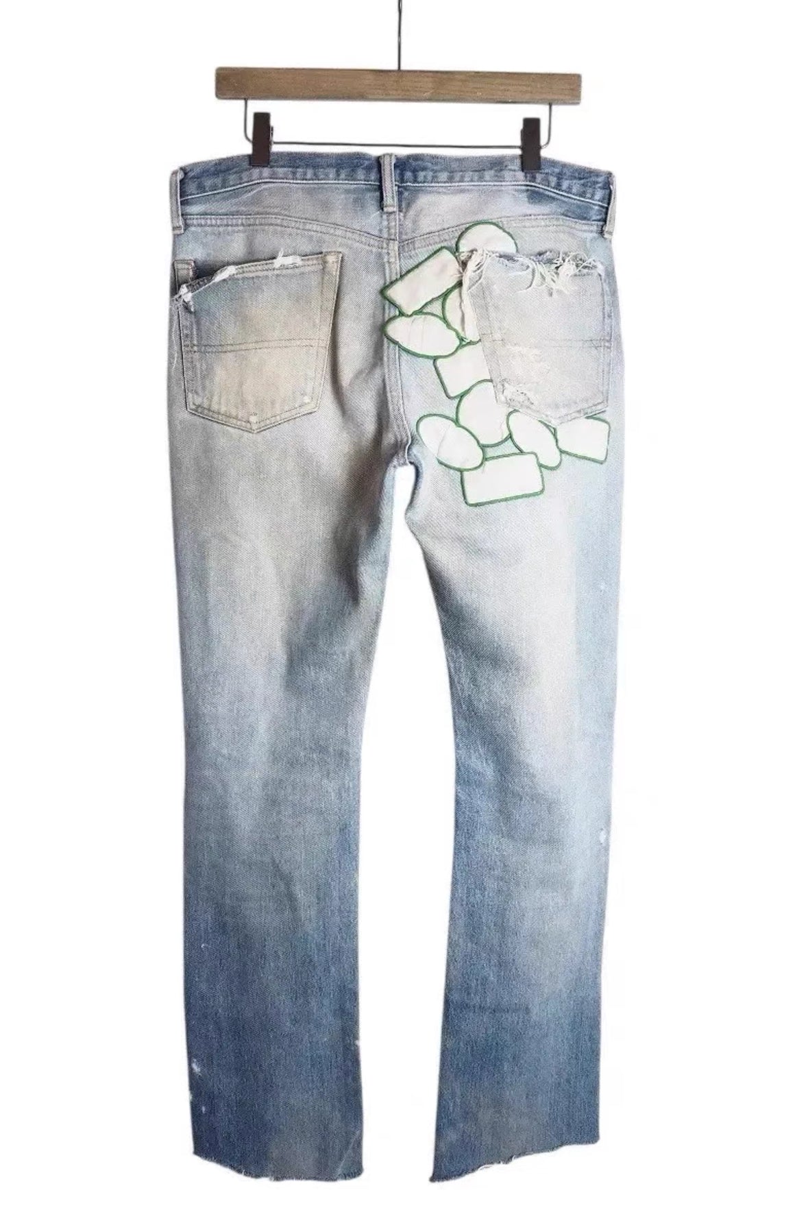 Undercover 05SS But Beautiful Patchwork Distressed Jeans – Rare
