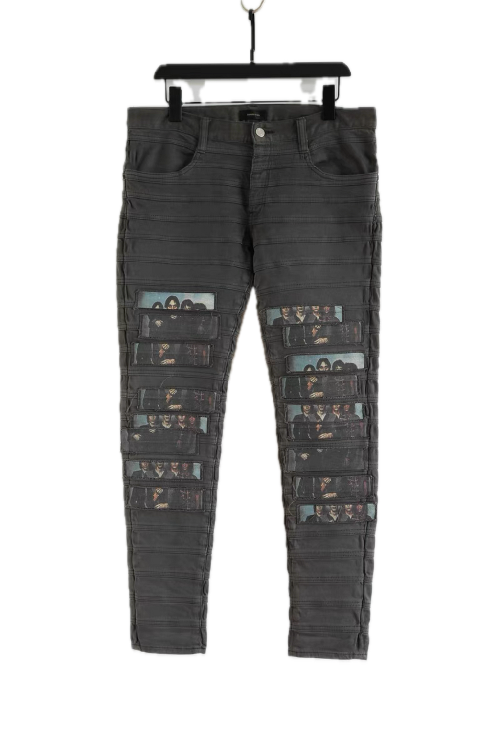 Undercover 15SS But Beautiful Patchwork LayeredJeans