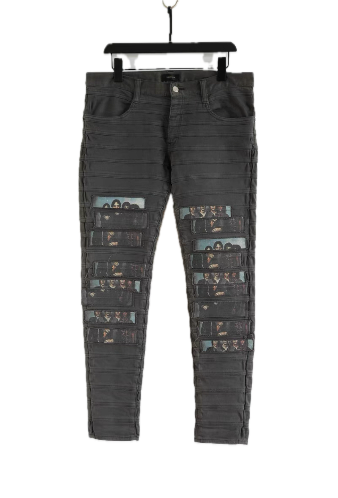 Undercover 15SS But Beautiful Patchwork LayeredJeans