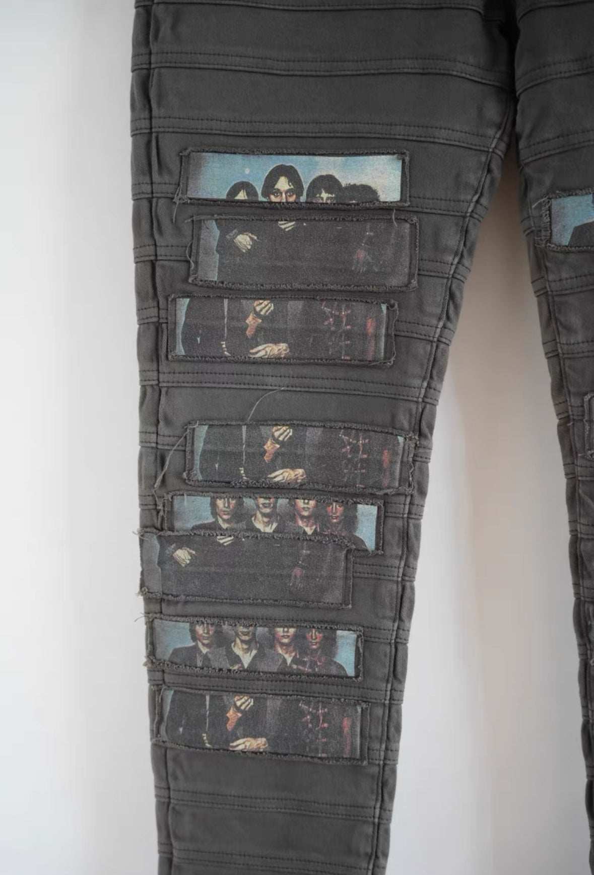 Undercover 15SS But Beautiful Patchwork LayeredJeans