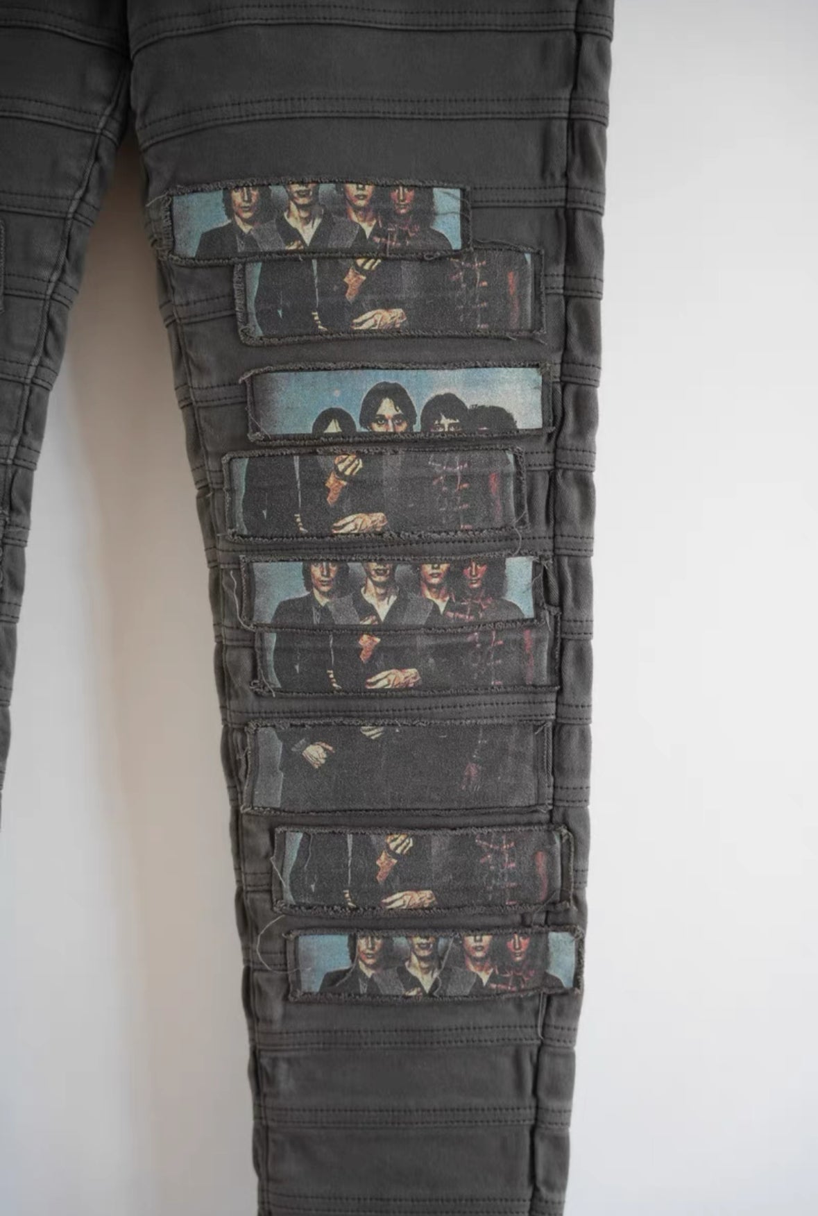 Undercover 15SS But Beautiful Patchwork LayeredJeans