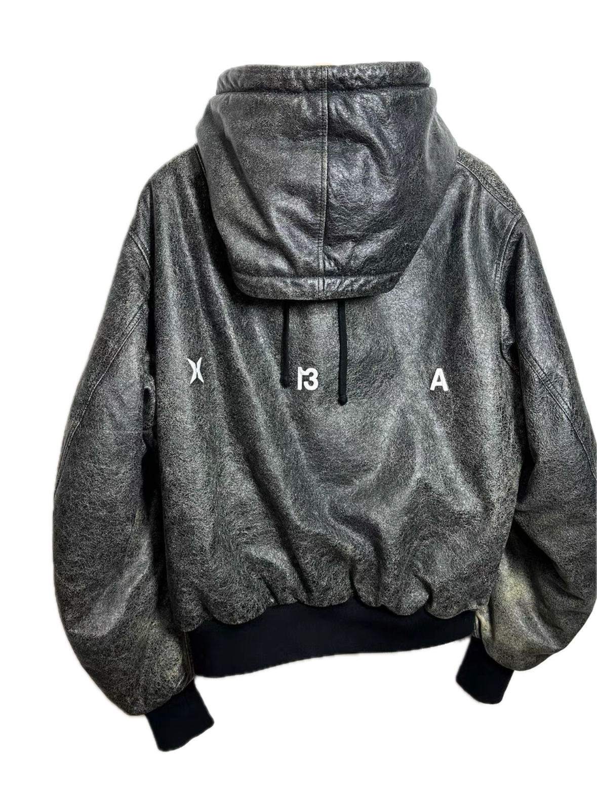 Hood By Air FW14 Cracked Leather Bomber Jacket – Ye Worn