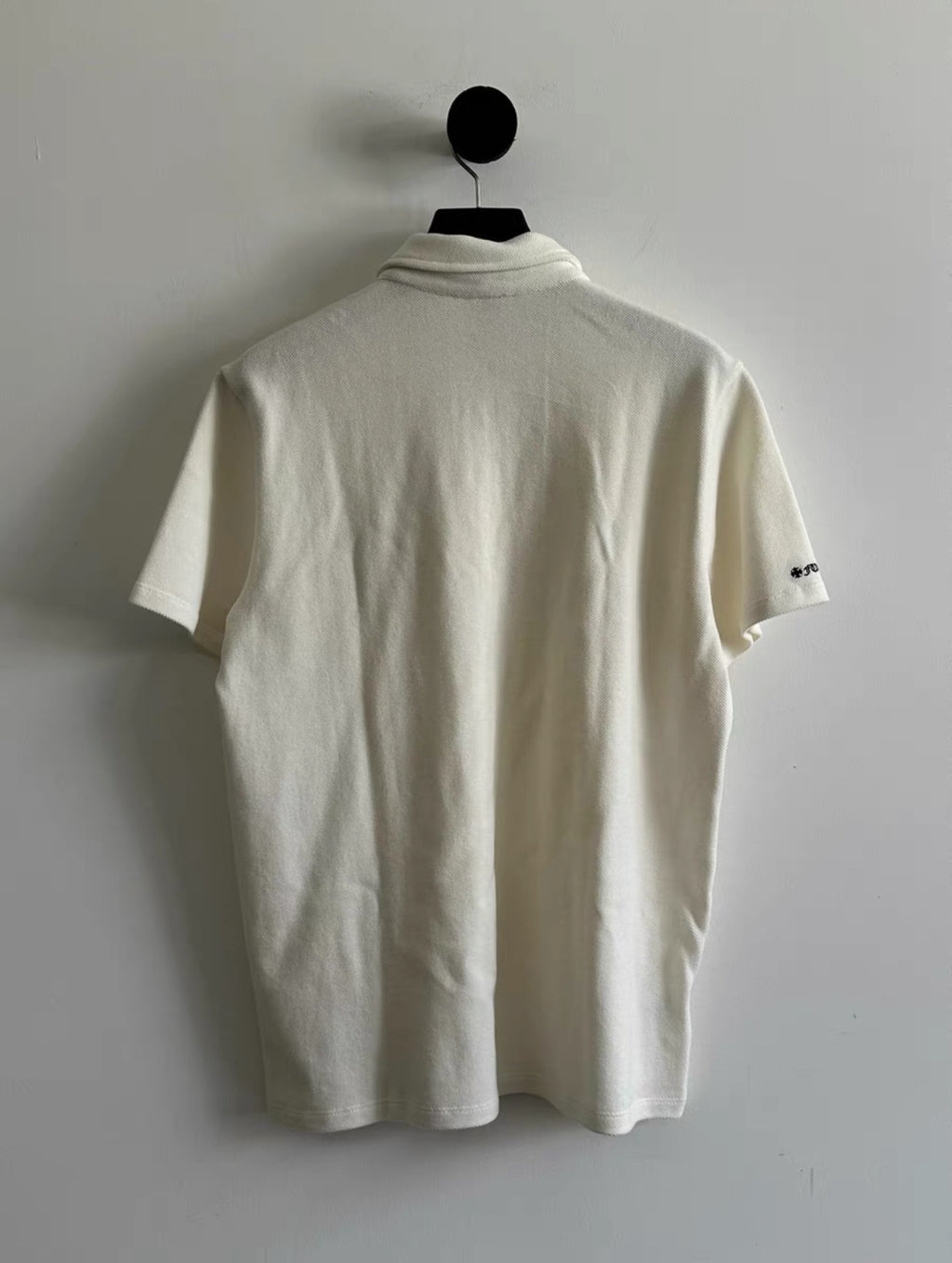 Chrome Hearts White Waffle Silver Polo