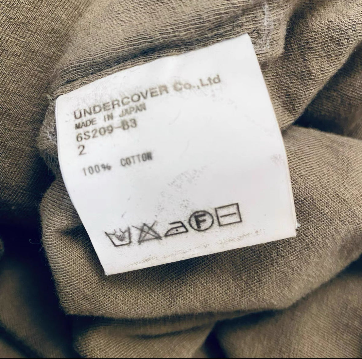 Undercover 'T' 2006SS Khaki Pilot Jacket Archive