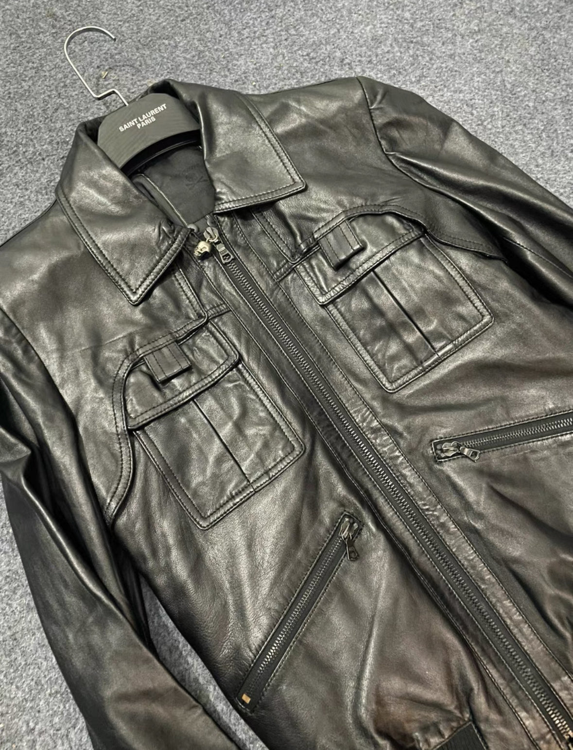 Dior Homme 06AW Lambskin Jacket Riri Zipper