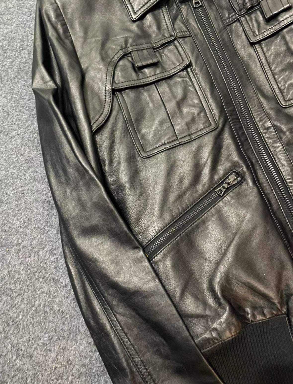 Dior Homme 06AW Lambskin Jacket Riri Zipper