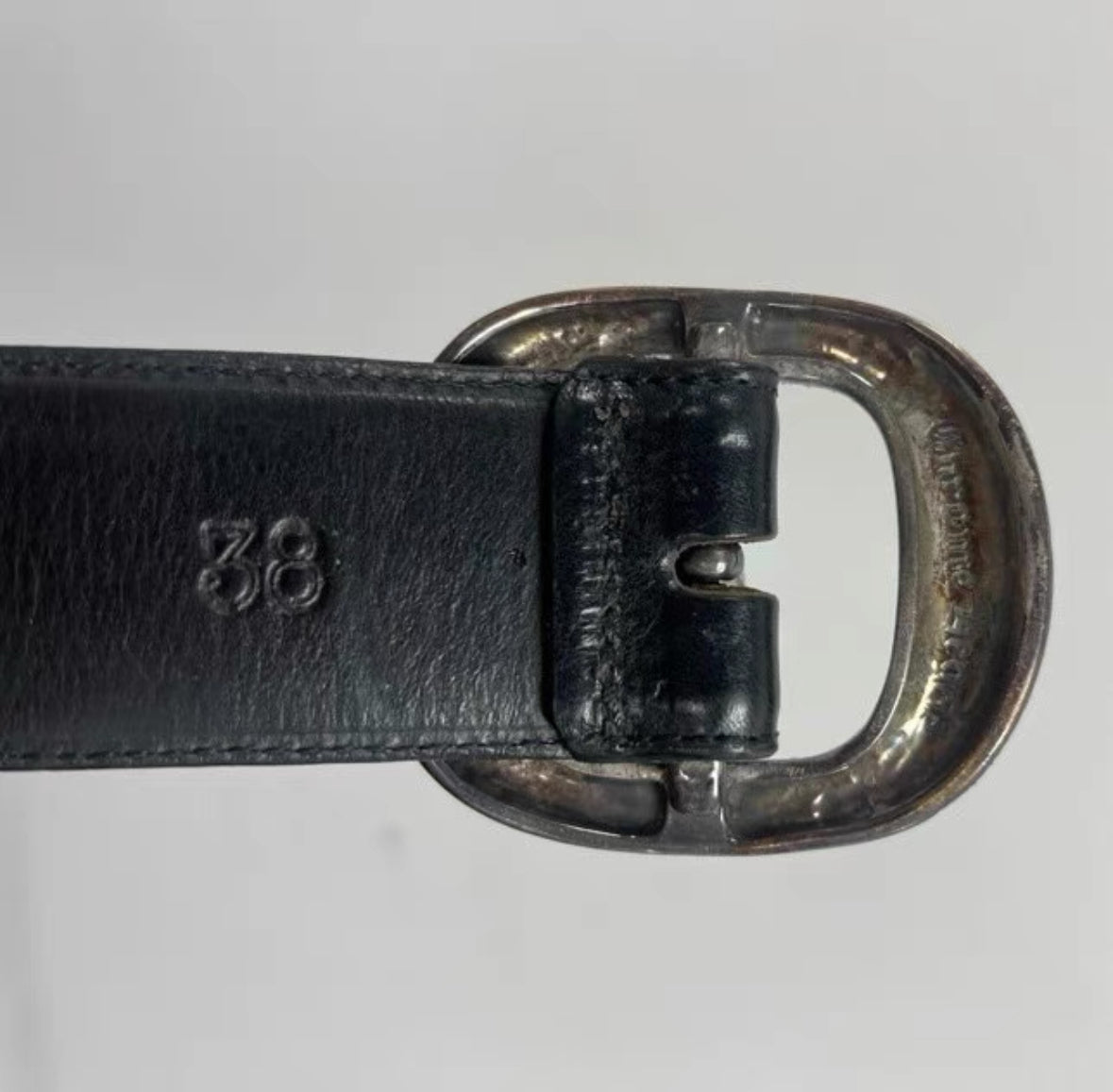 Chrome Hearts Black Diamond Gunslinger Belt