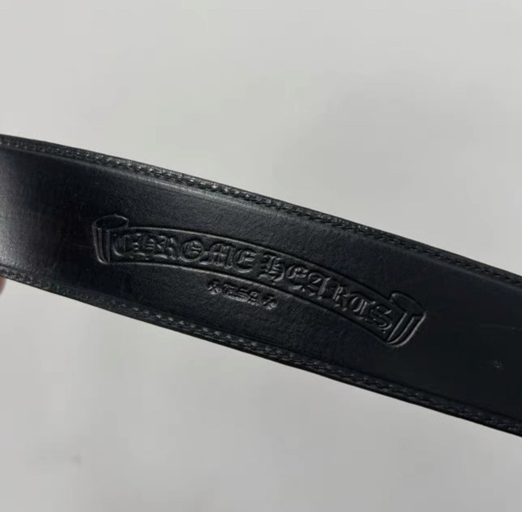 Chrome Hearts Black Diamond Gunslinger Belt