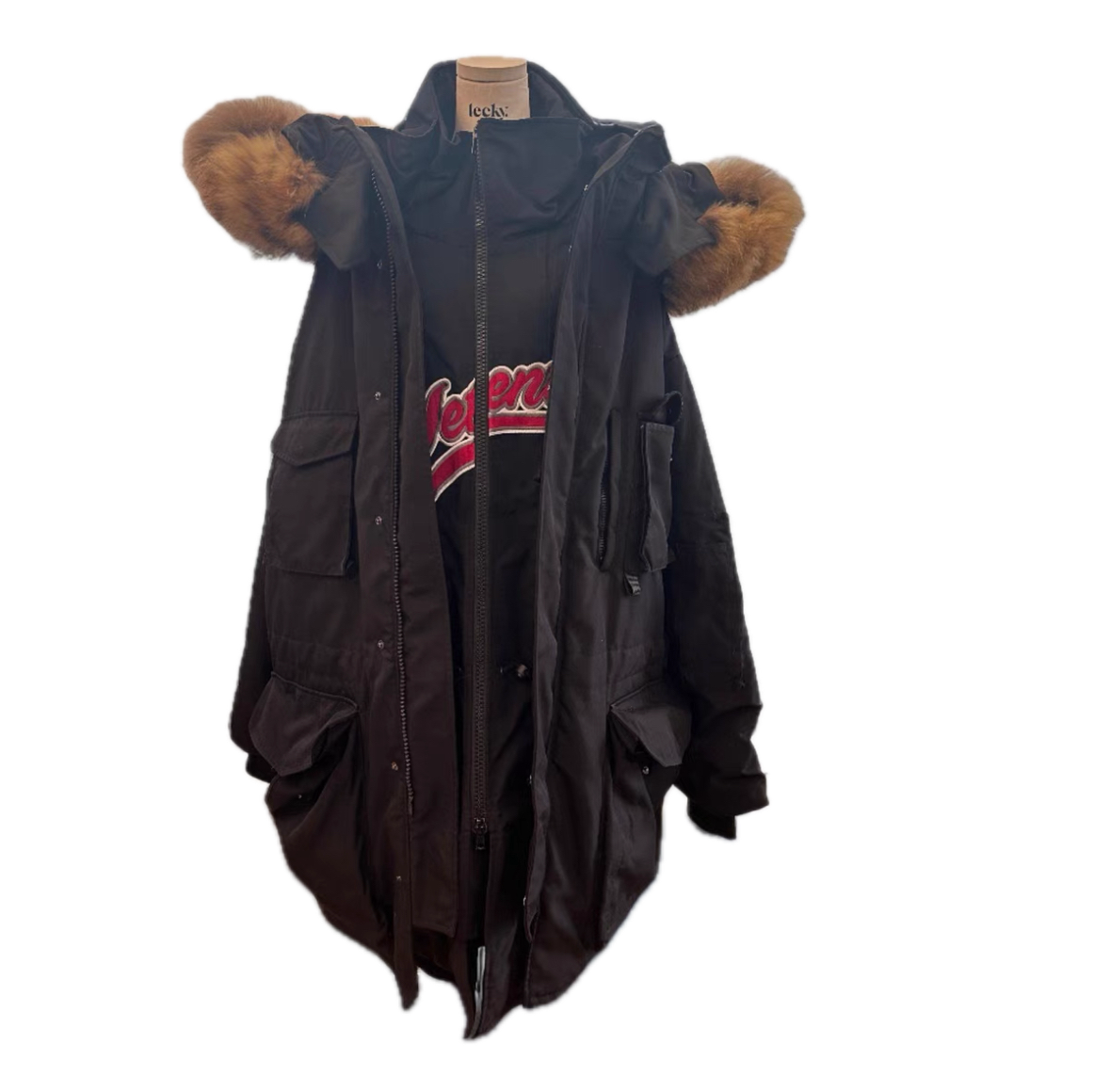 Vetements 18AW Praka Double Layer Coat