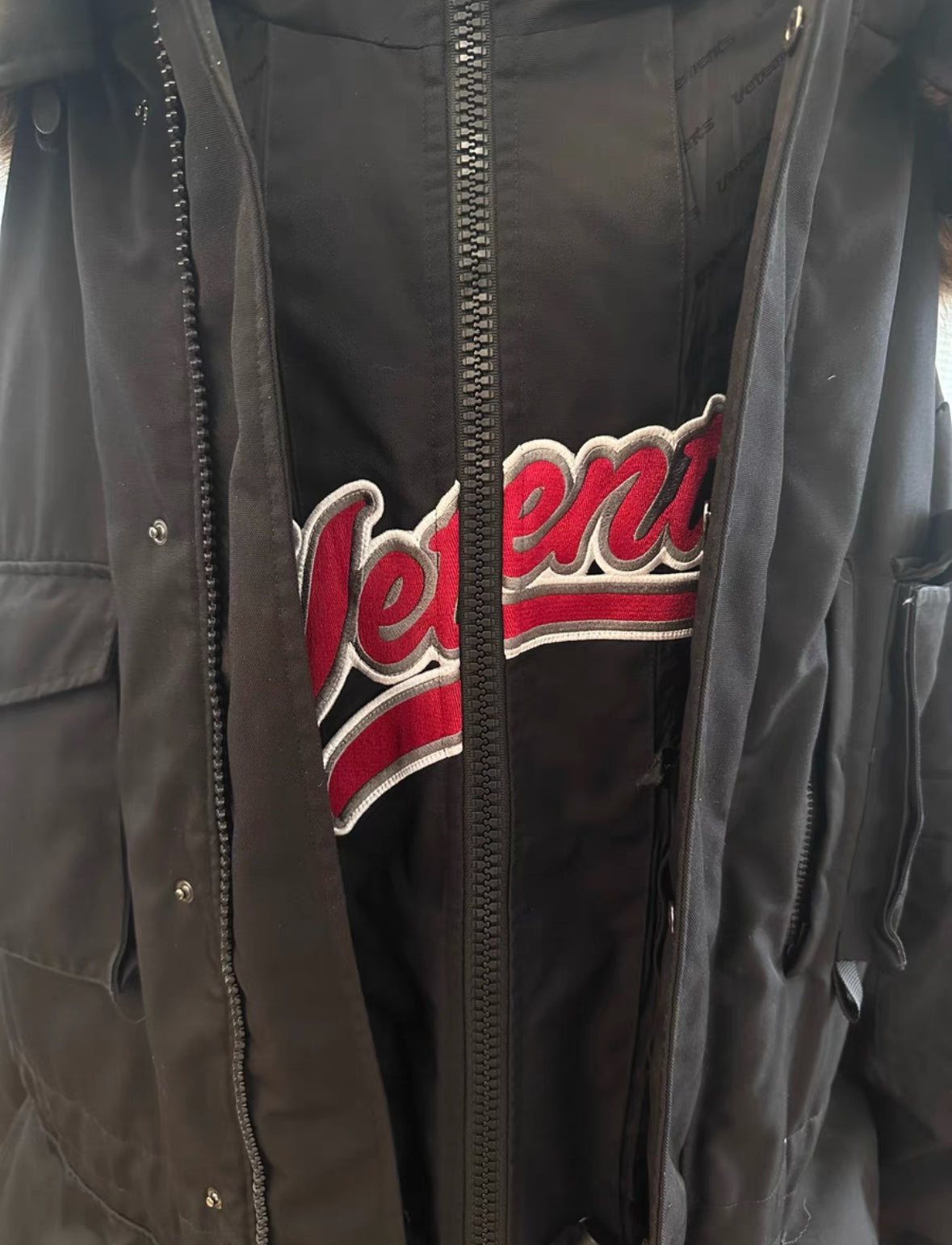 Vetements 18AW Praka Double Layer Coat