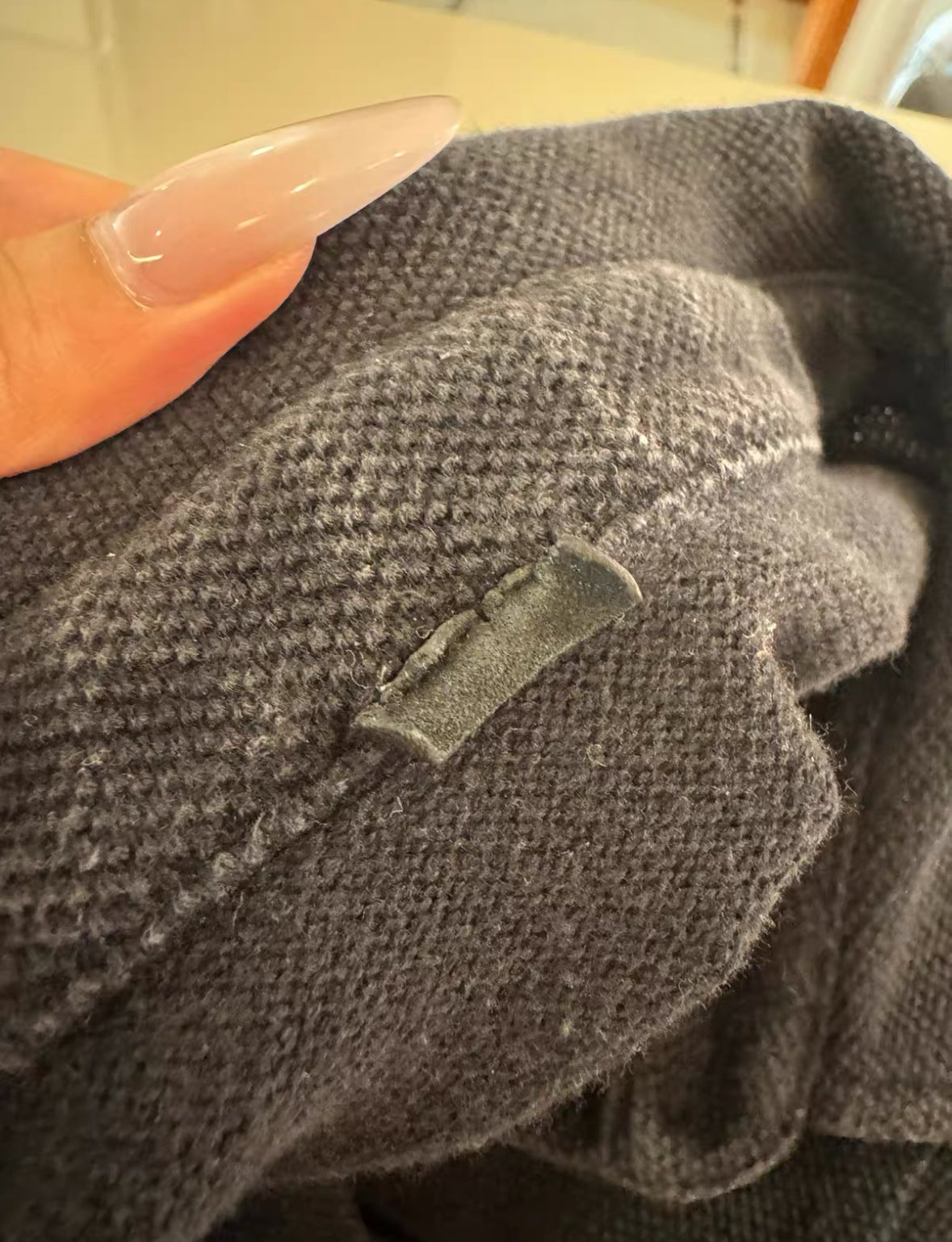 Chrome Hearts Black Waffle Silver Polo Tag Missing