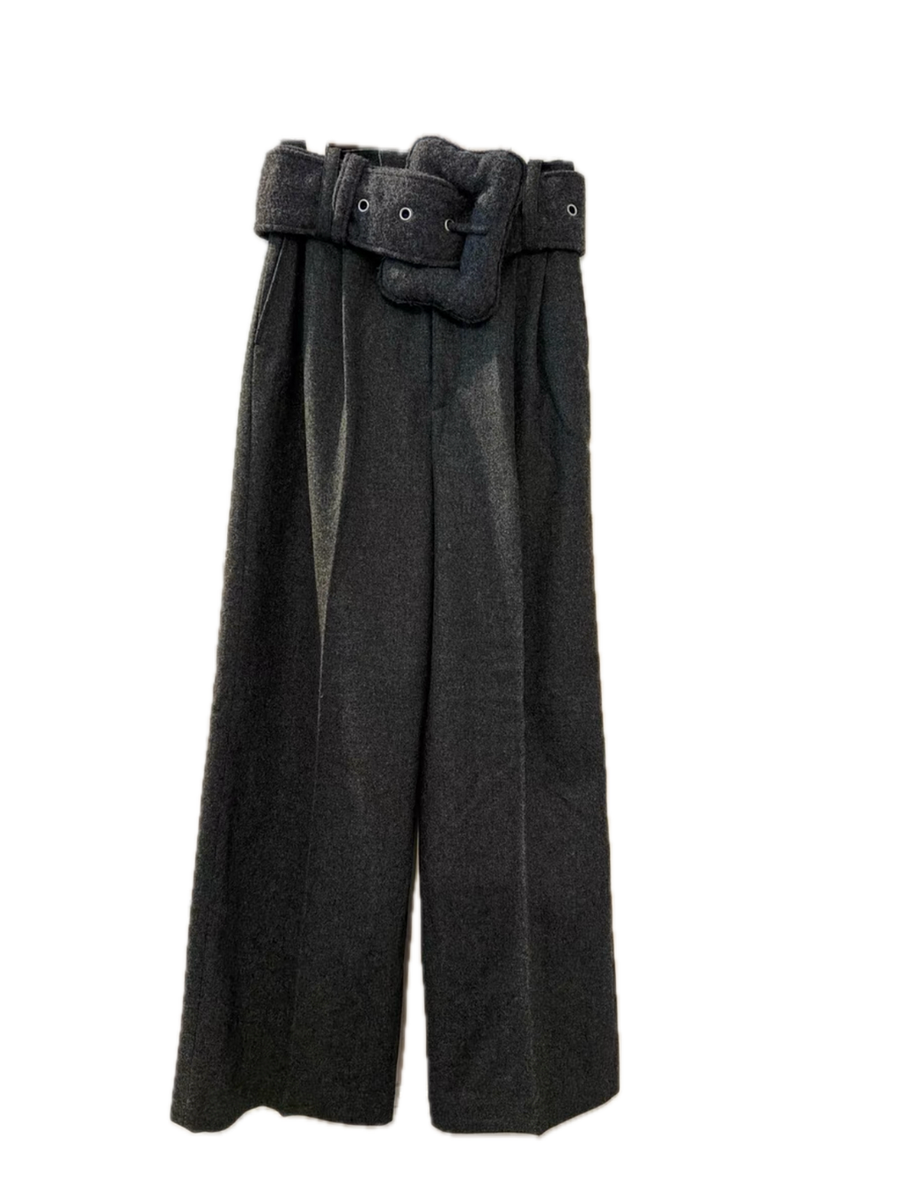 Old Celine Last Season  Runway Wool Belt& Oversize Wool Pants