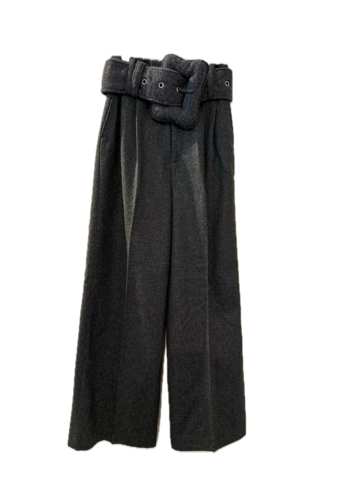 Old Celine Last Season  Runway Wool Belt& Oversize Wool Pants