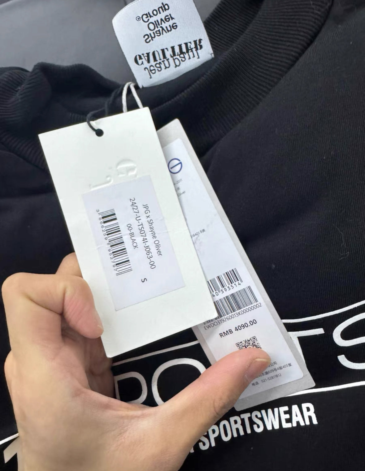 Anonymous Club x Jean Paul Gaultier Padded Sweatshirt