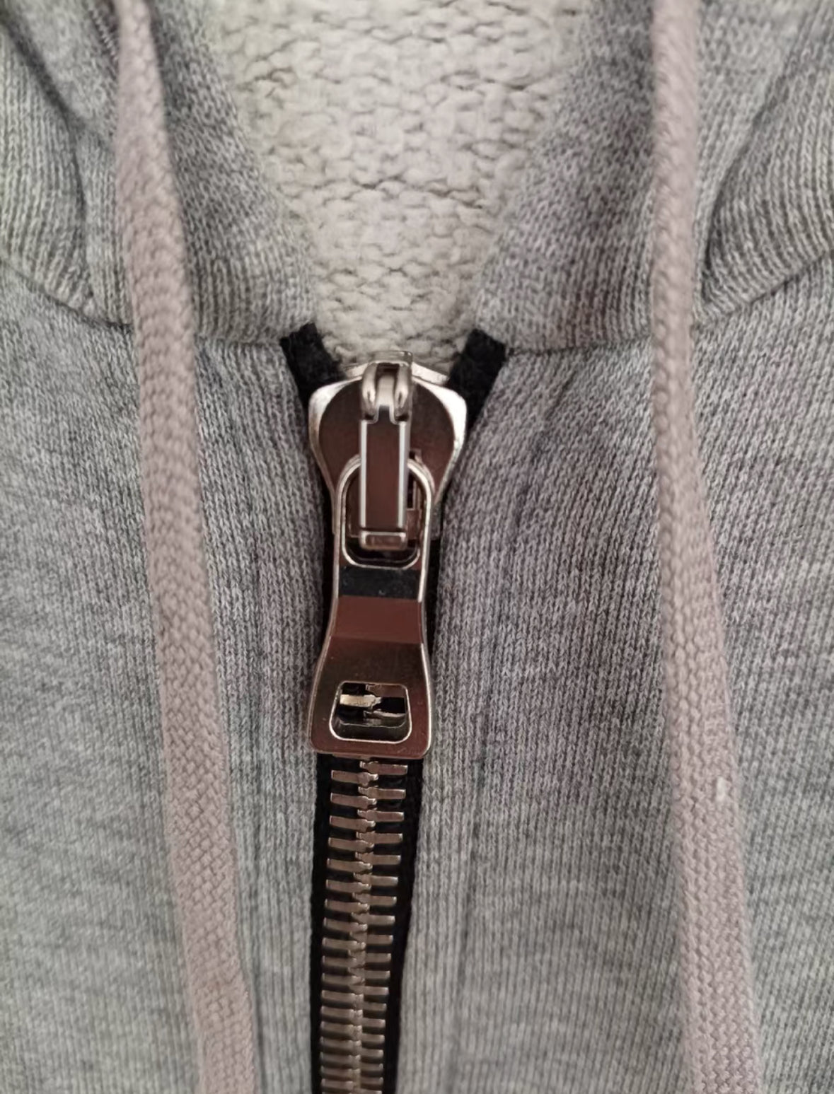 Balmain Homme Zipper Hoodie with Shoulder Accents