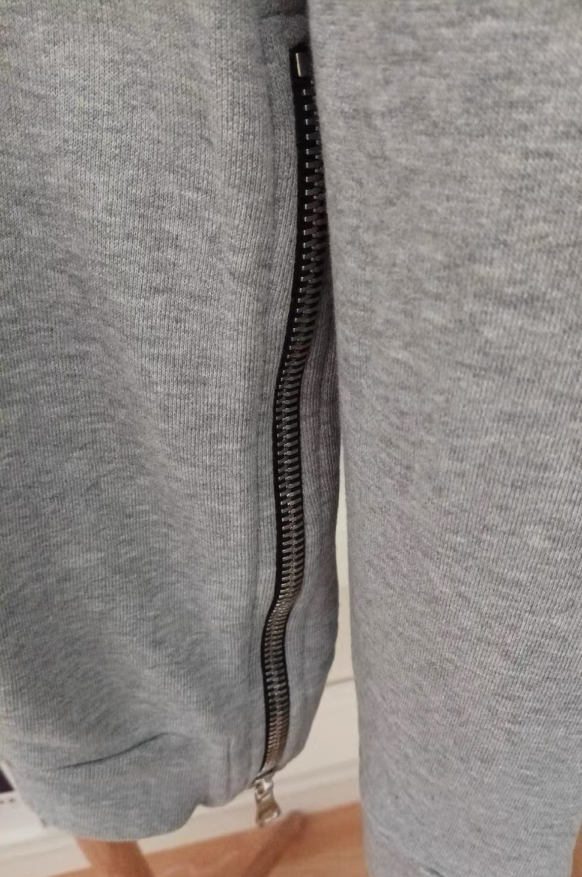 Balmain Homme Zipper Hoodie with Shoulder Accents