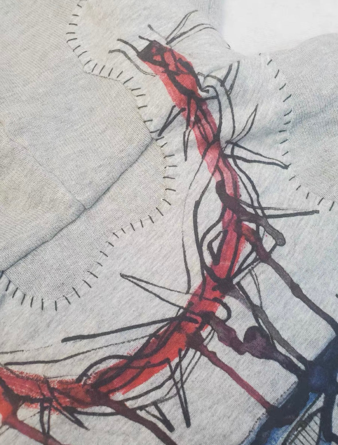 Balmain Distressed Poster Hoodie