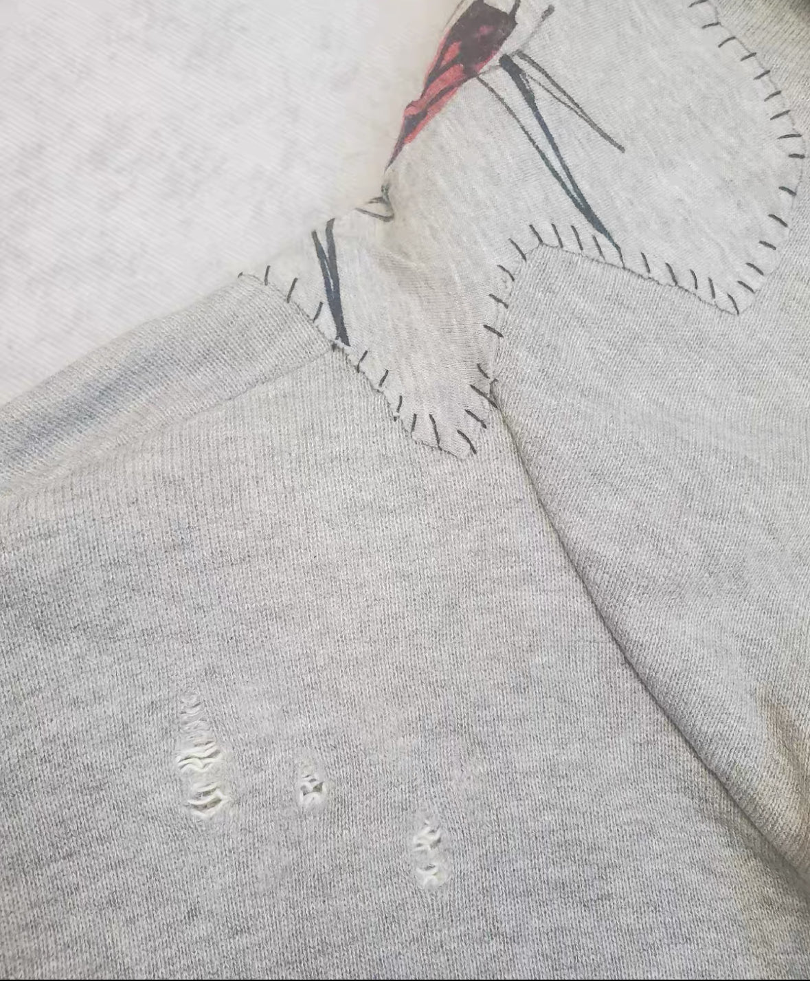 Balmain Distressed Poster Hoodie