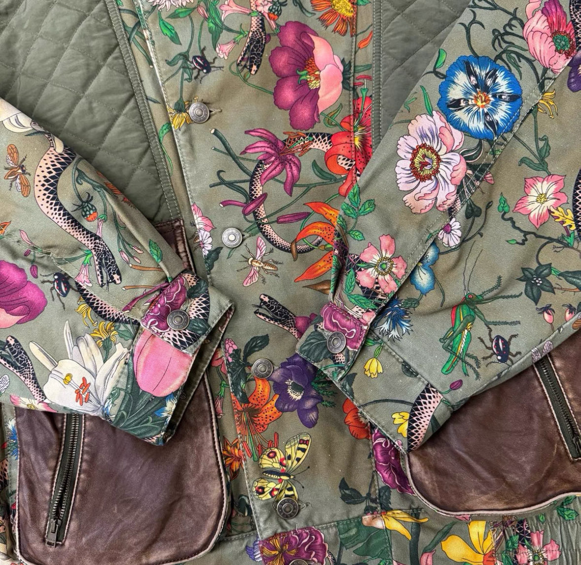 Gucci Lunar New Year Floral Padded Jacket