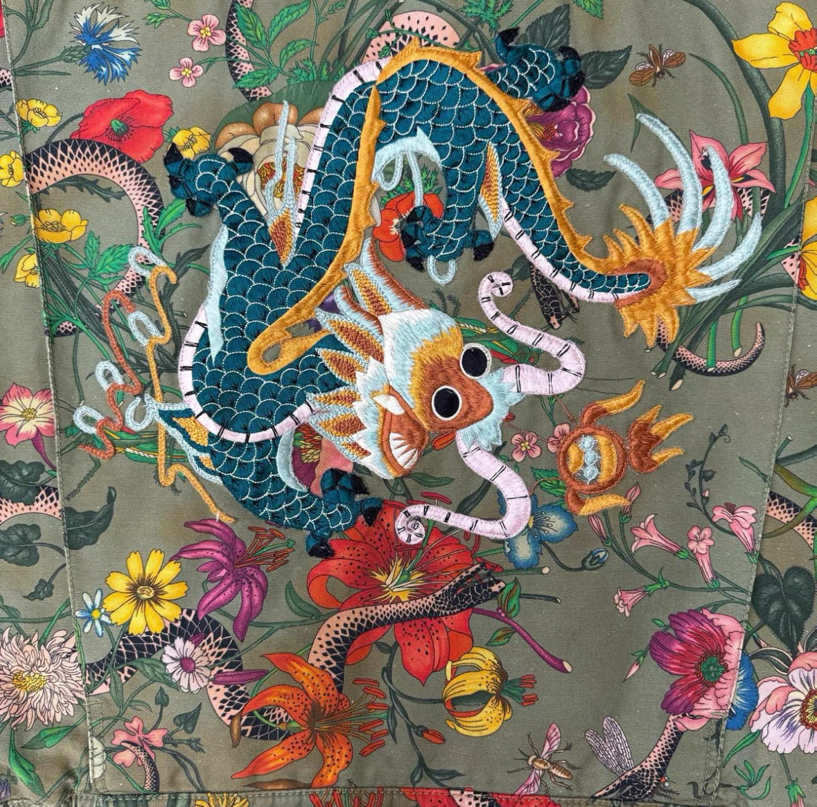 Gucci Lunar New Year Floral Padded Jacket
