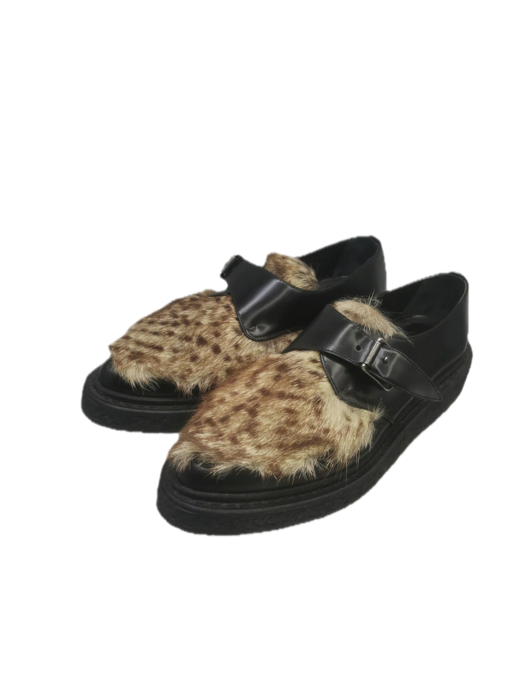 Saint Laurent Leopard Monk Sneakers