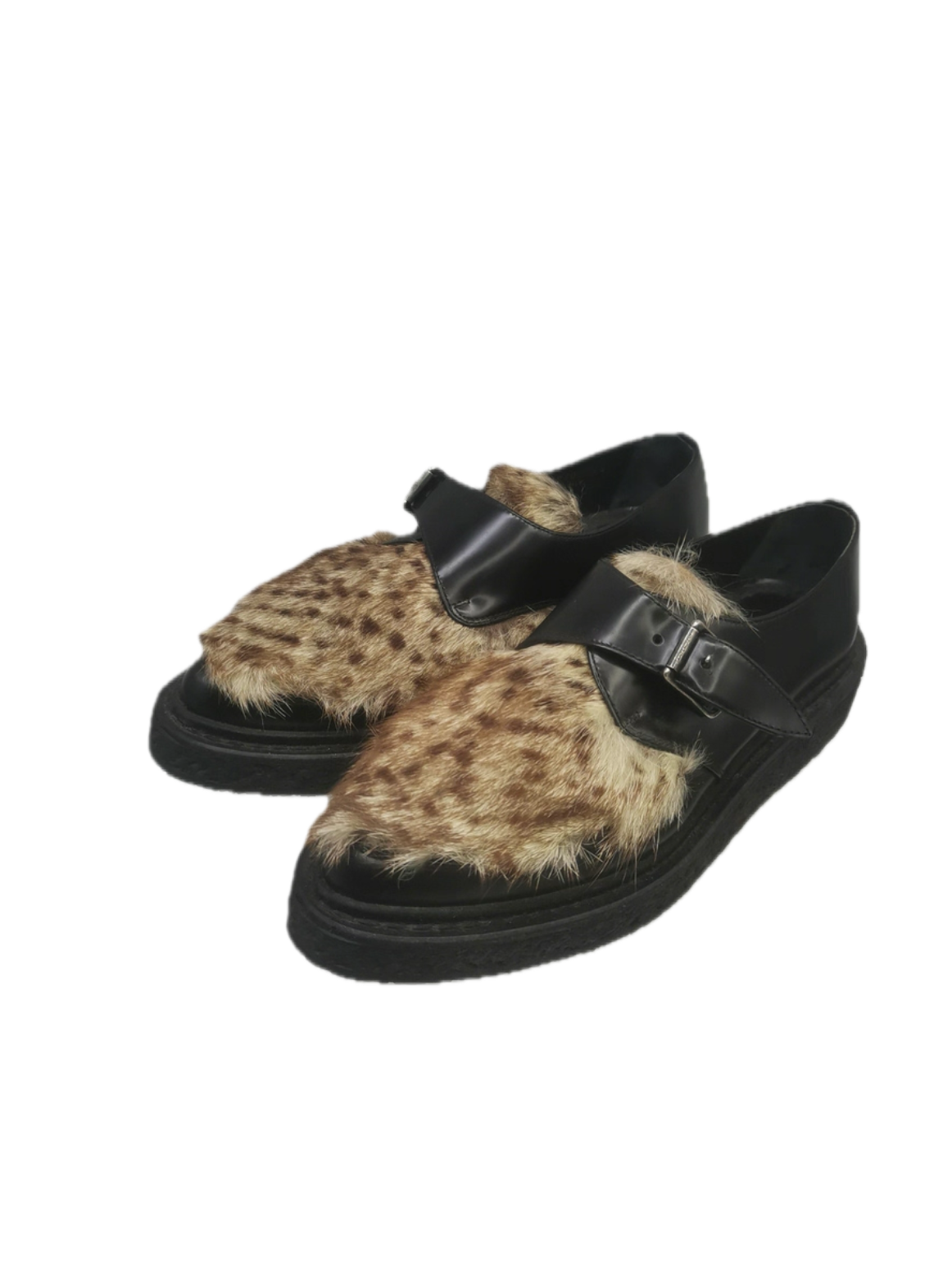 Saint Laurent Leopard Monk Sneakers