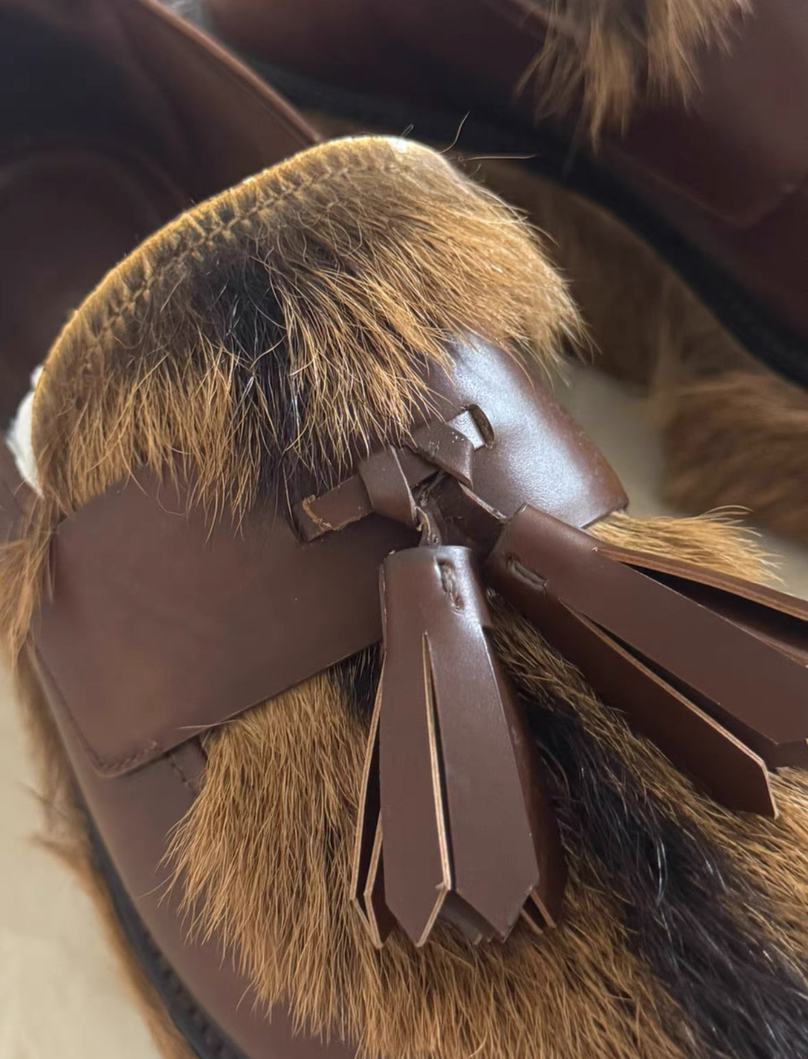 Prada Calf Hair Loafers