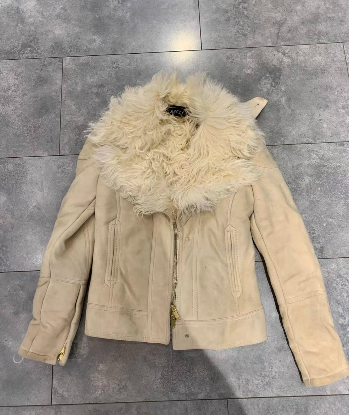 Gucci Reversible Long Fur Jacket — Rabbit Fur