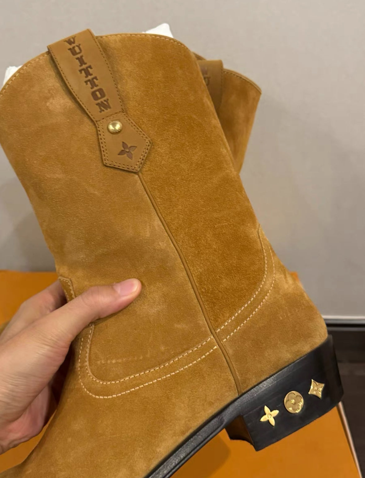 Louis Vuitton x Pharrell Western Cowboy Short Boots
