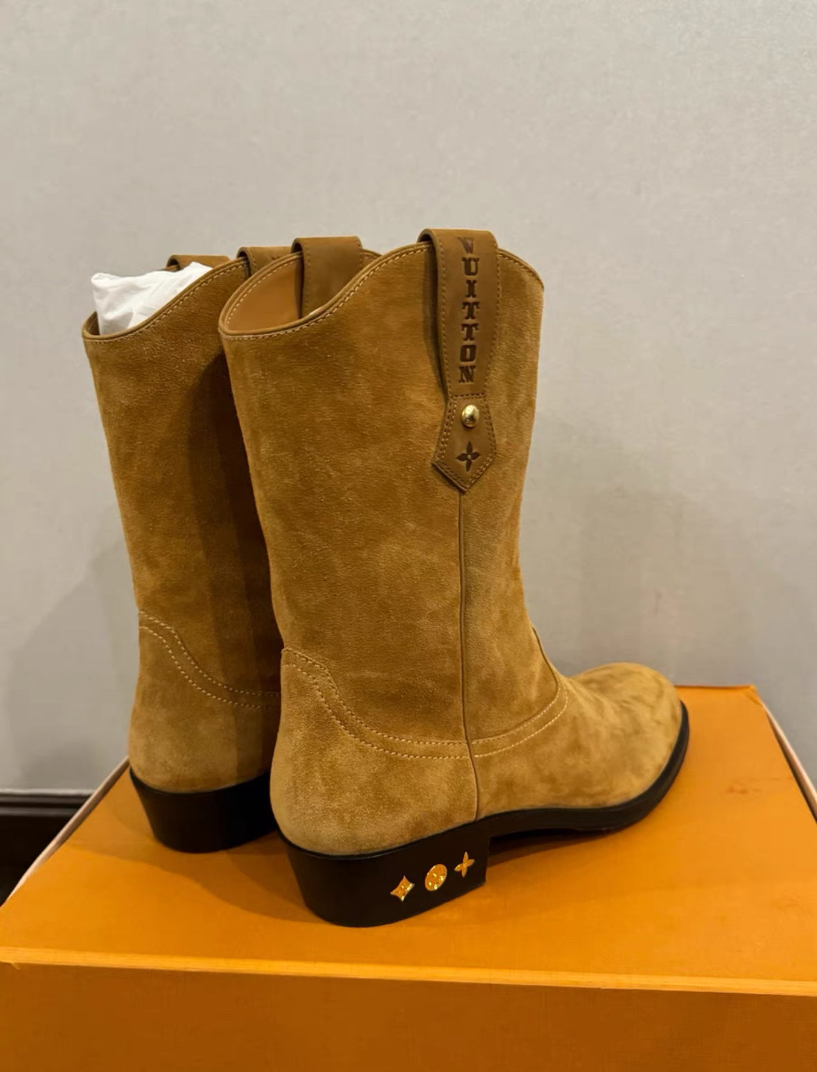 Louis Vuitton x Pharrell Western Cowboy Short Boots