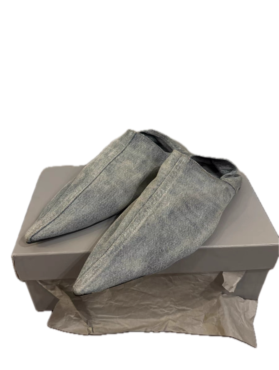 Balenciaga Denim Loafers