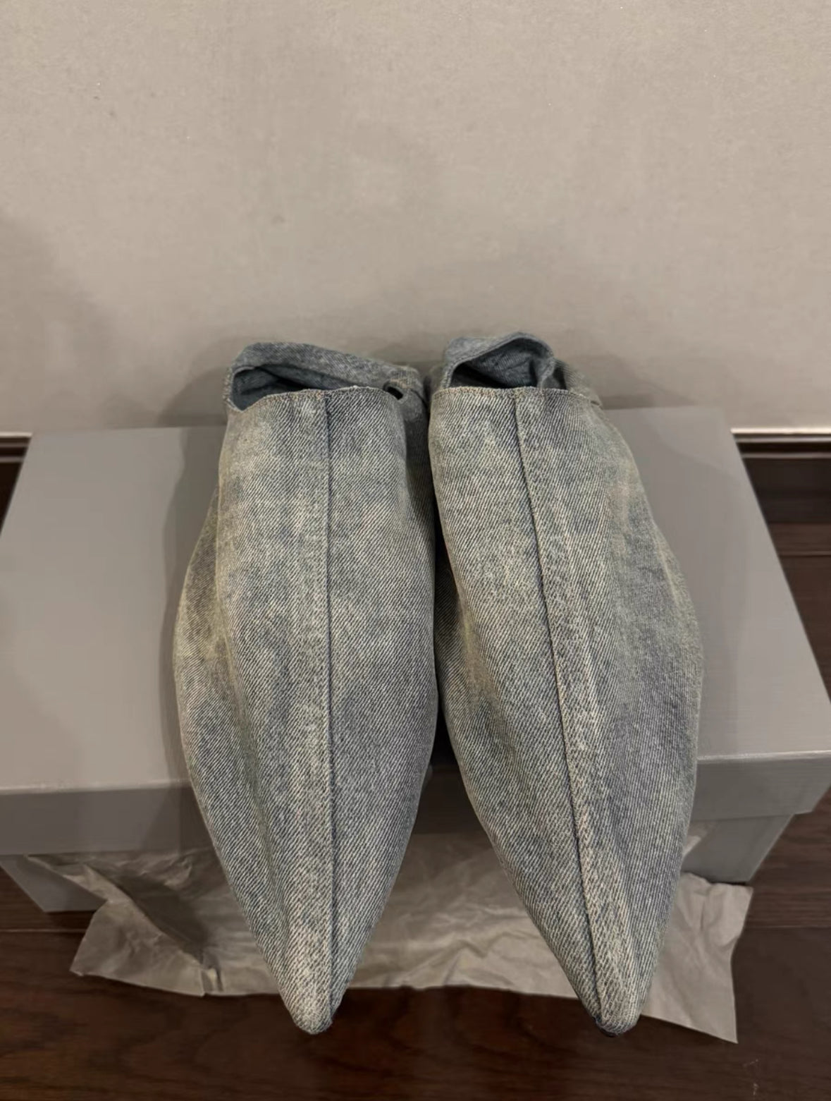Balenciaga Denim Loafers