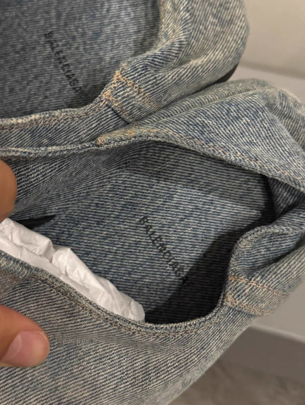 Balenciaga Denim Loafers