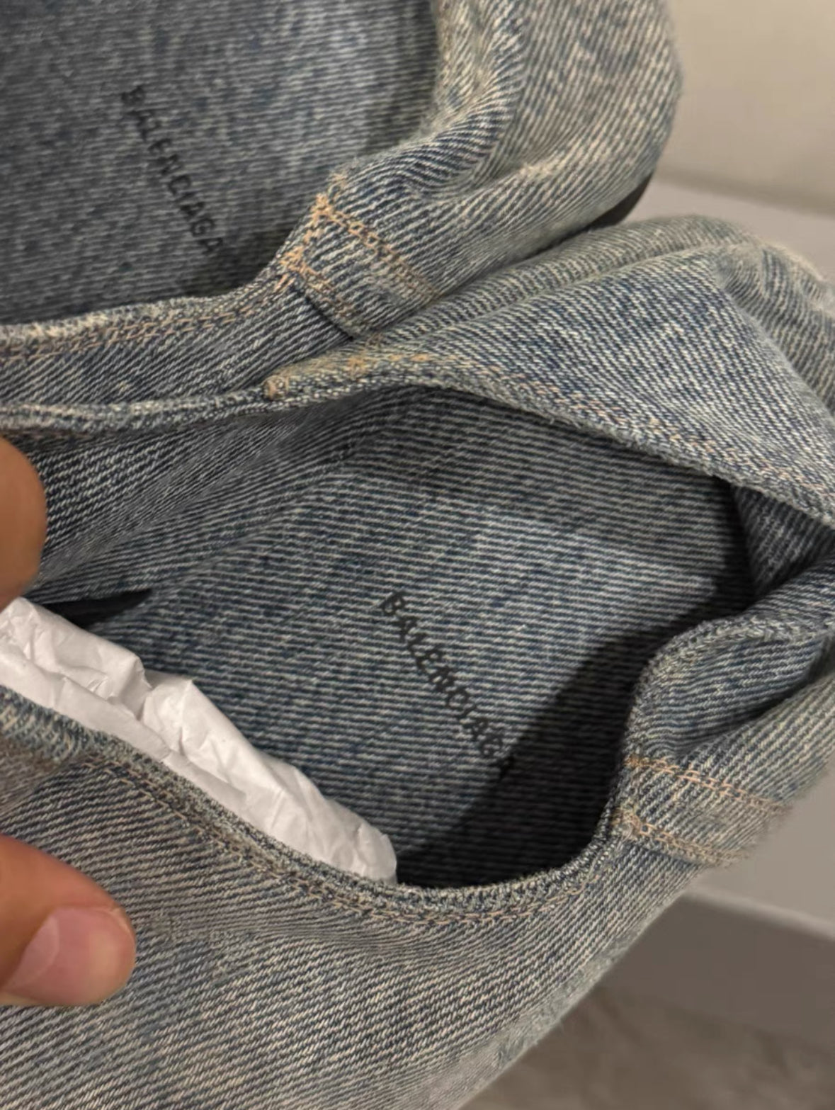 Balenciaga Denim Loafers