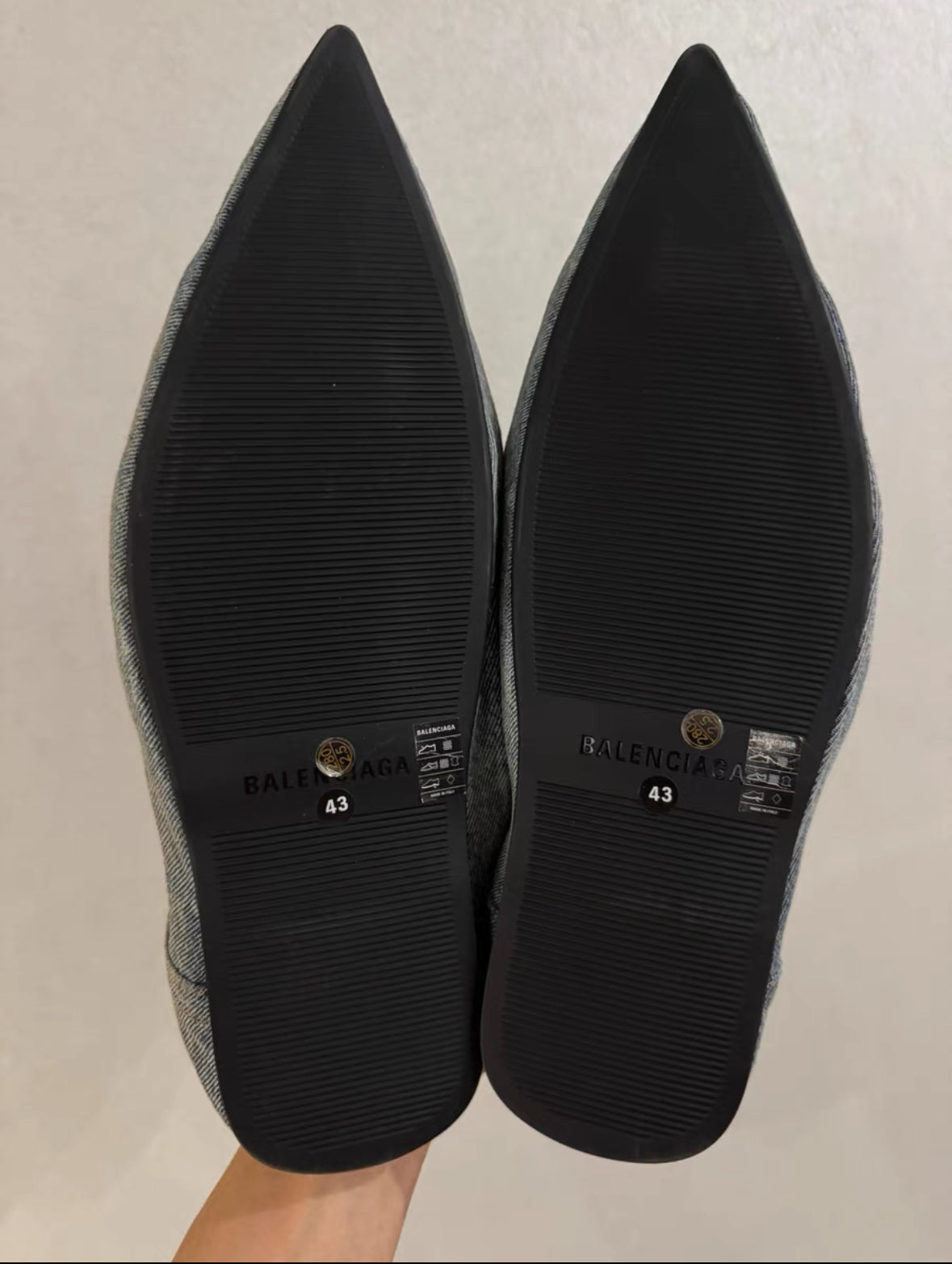 Balenciaga Denim Loafers