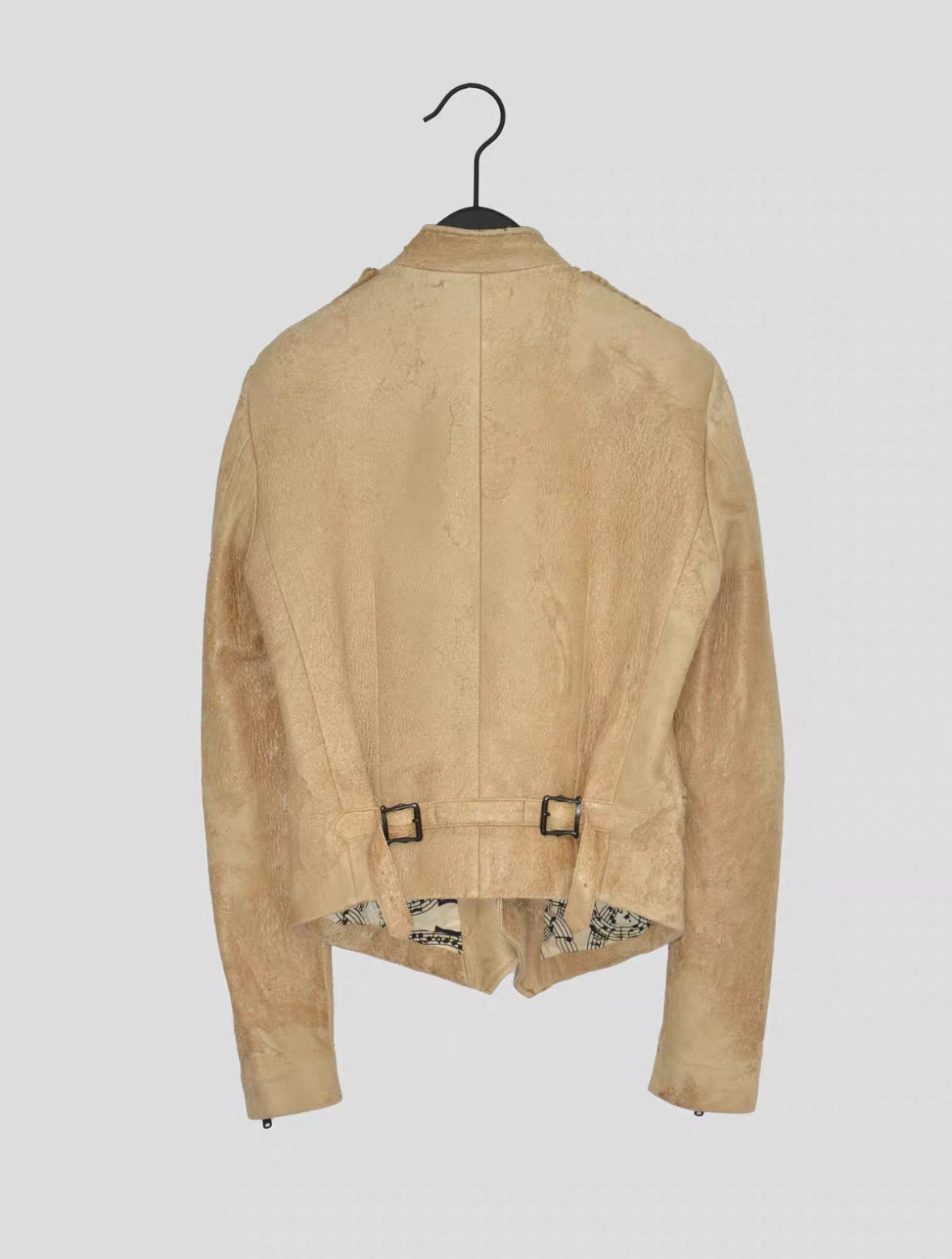 Number (N)ine SS07 'About a Boy' Distressed Leather Jacket