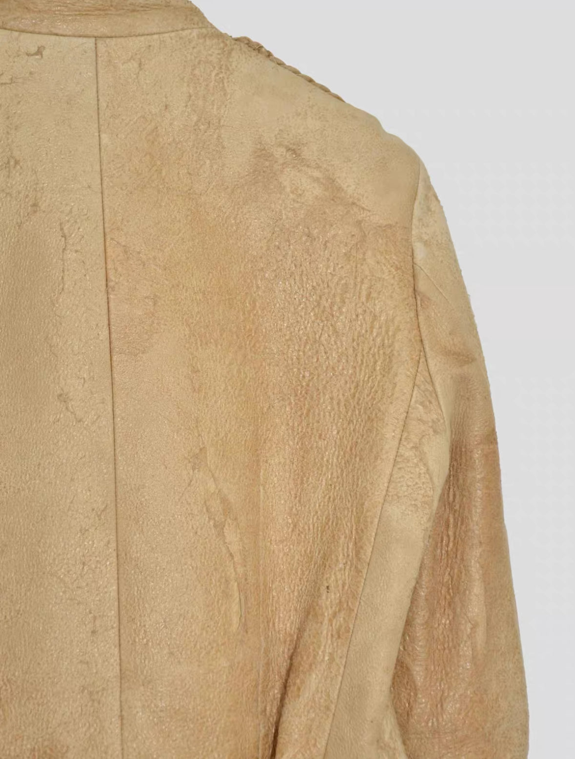 Number (N)ine SS07 'About a Boy' Distressed Leather Jacket