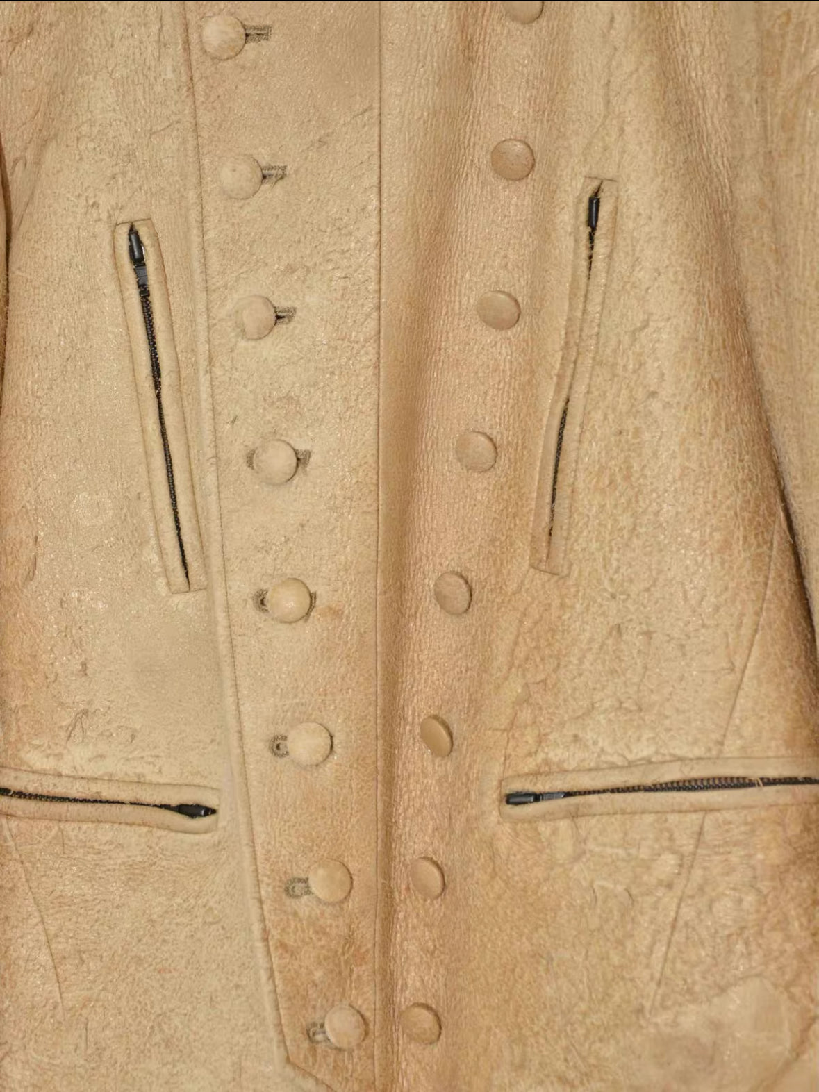 Number (N)ine SS07 'About a Boy' Distressed Leather Jacket