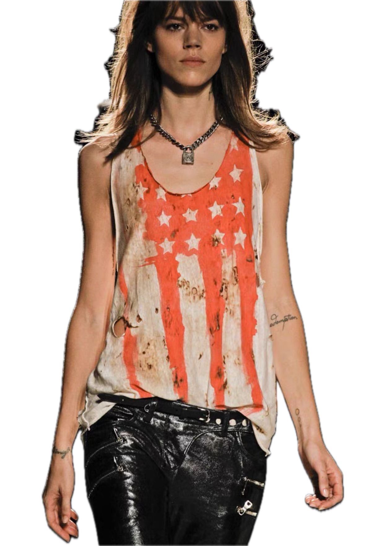 Balmain by Christophe Decarnin Pin-Decor Tank Top