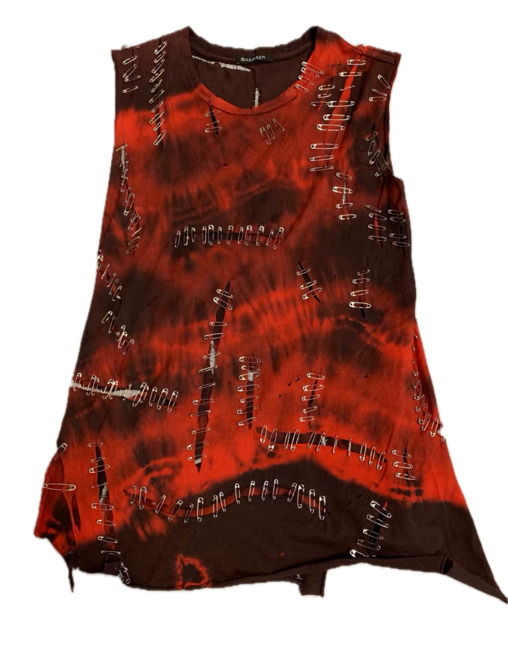 Balmain by Christophe Decarnin Pin-Decor Tank Top