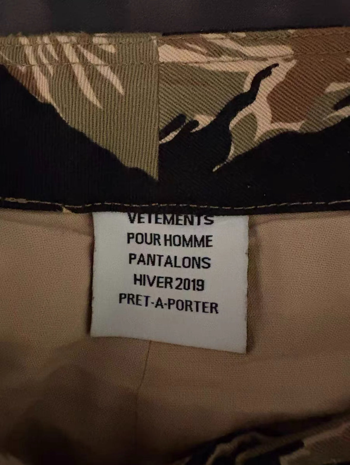 Vetements Camo Ghillie Pants MAH19PA204