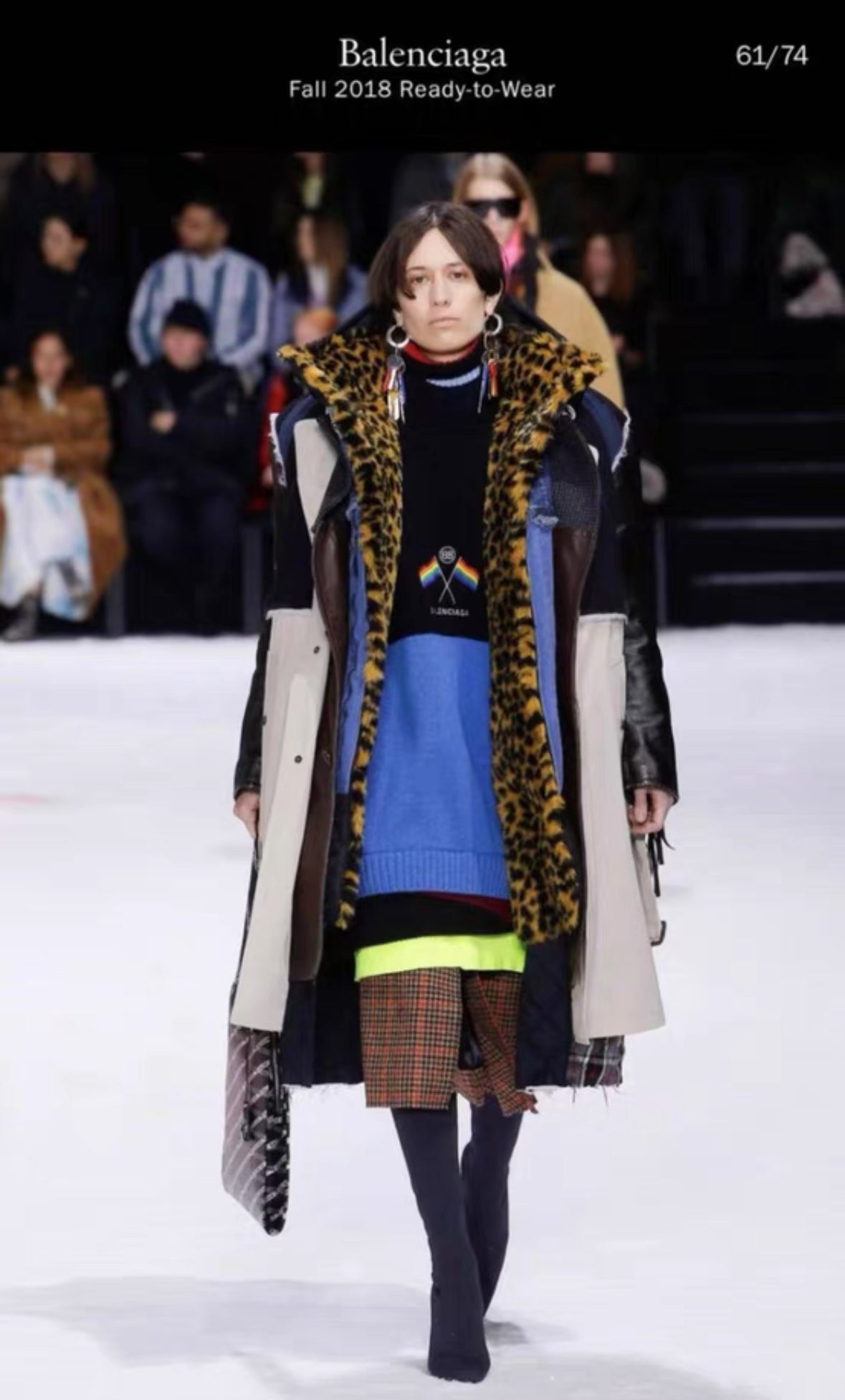 Balenciaga 18FW Layered Parka Coat — Runway Edition