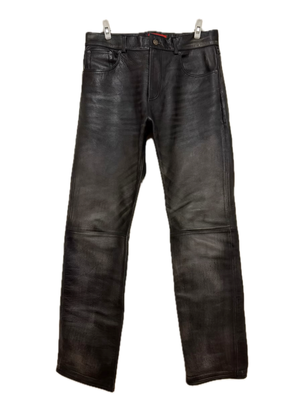 424 on Fairfax Washed Leather Pants
