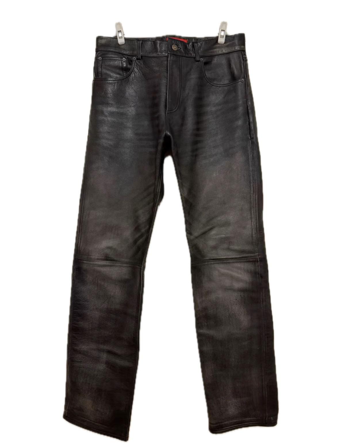 424 on Fairfax Washed Leather Pants
