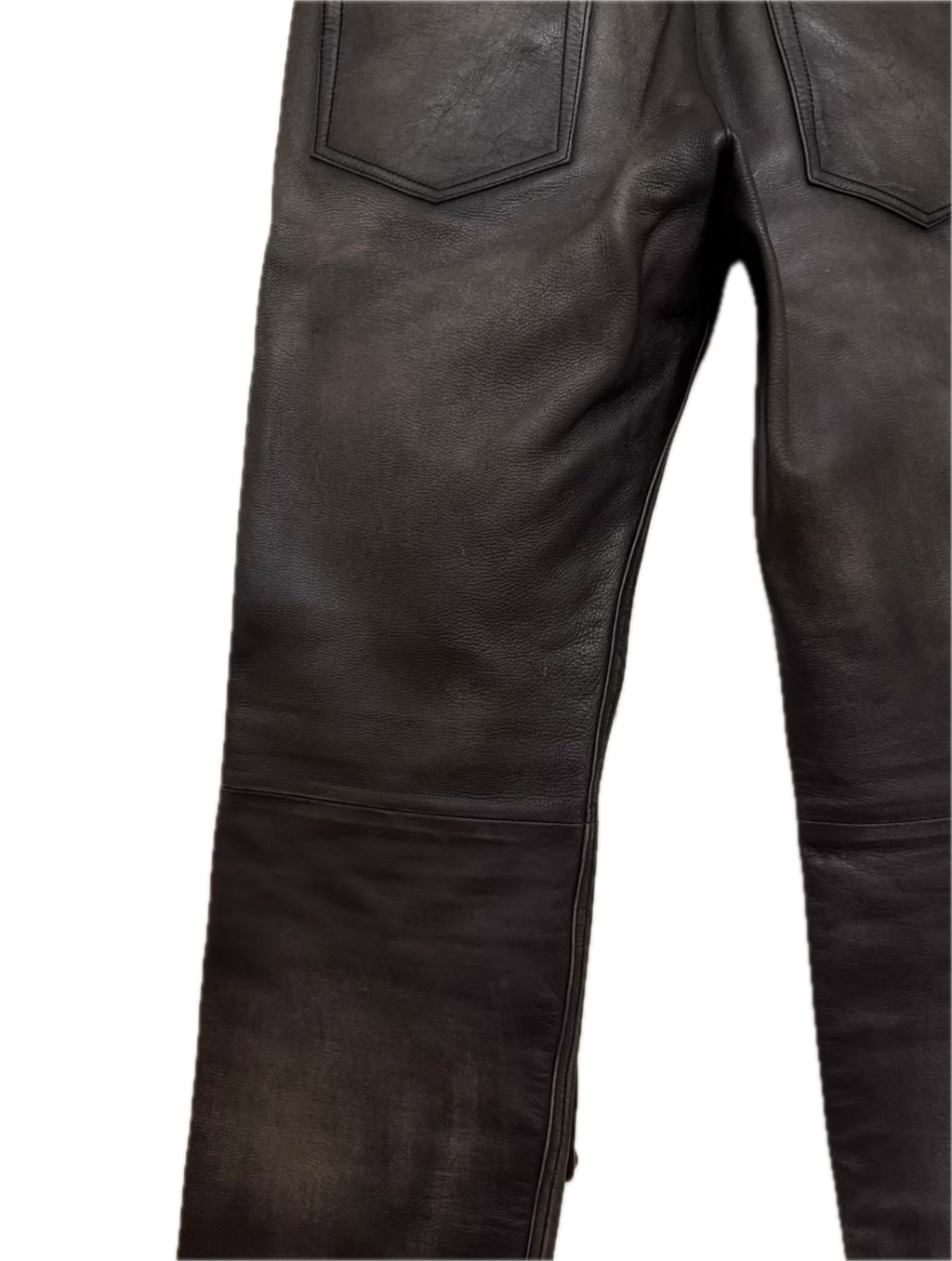 424 on Fairfax Washed Leather Pants